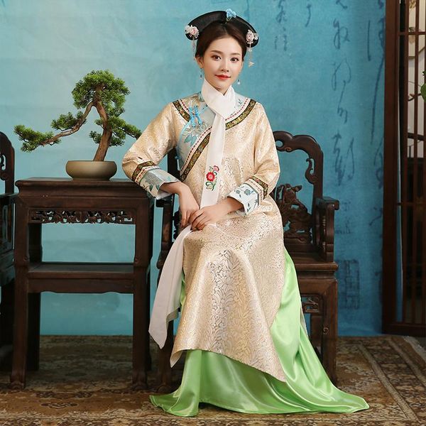 ancient clothing chinese traditional costume for women elegant minority gown qing dynasty style long cheongsam dress ethnic, Red
ancient clothing chinese traditional costume for women elegant minority gown qing dynasty style long cheongsam dress ethnic, Red