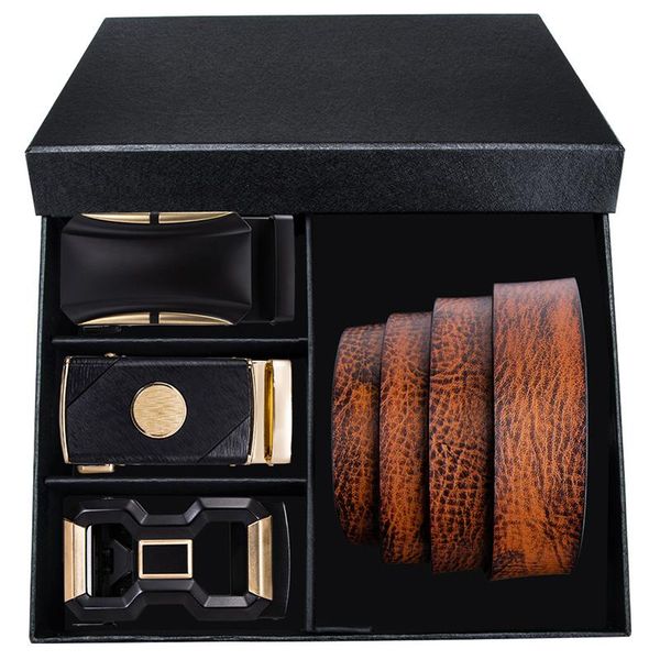 belts brand design black gold men belt genuine leather luxury with gift box orange brown casual cowboy for, Black;brown
belts brand design black gold men belt genuine leather luxury with gift box orange brown casual cowboy for, Black;brown