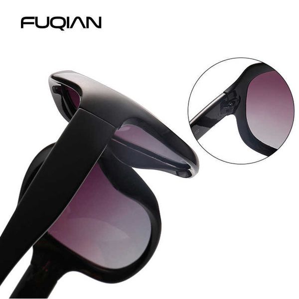 luxury designer sunglasses fuqian brand design elegant polarized oversized round women simple fashion big plastic ladies sun glasses uv400, White;black
luxury designer sunglasses fuqian brand design elegant polarized oversized round women simple fashion big plastic ladies sun glasses uv400, White;black