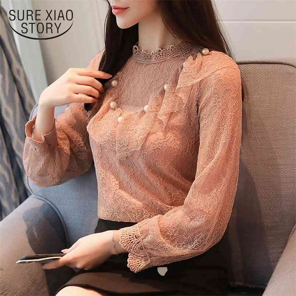 fashion solid arrived spring shirt women hollow lace collar blouse female long sleeved office lady d411 80 210506, White
fashion solid arrived spring shirt women hollow lace collar blouse female long sleeved office lady d411 80 210506, White