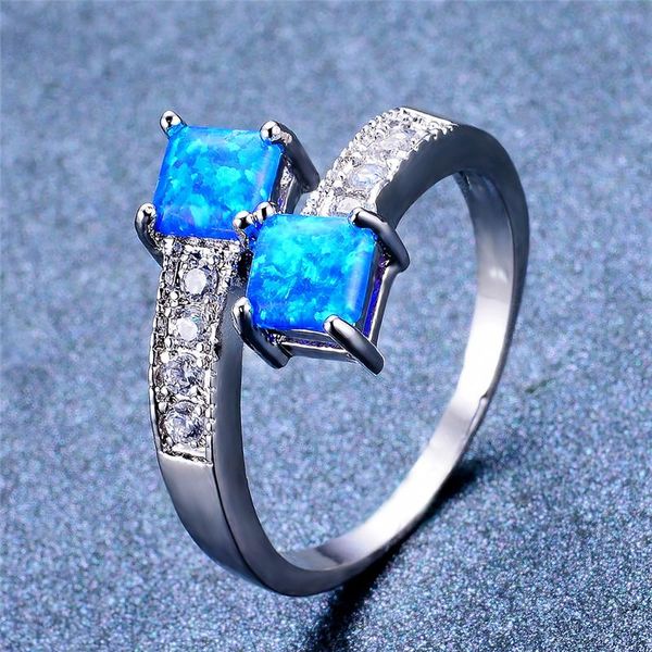 wedding rings vintage female white blue square opal jewelry charm silver color for women round crystal engagement ring, Slivery;golden
wedding rings vintage female white blue square opal jewelry charm silver color for women round crystal engagement ring, Slivery;golden