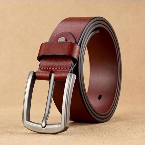 pin buckle genuine leather men classic vintage belt cowskin male trends jeans belts cowboy waistband xks177, Black;brown
pin buckle genuine leather men classic vintage belt cowskin male trends jeans belts cowboy waistband xks177, Black;brown