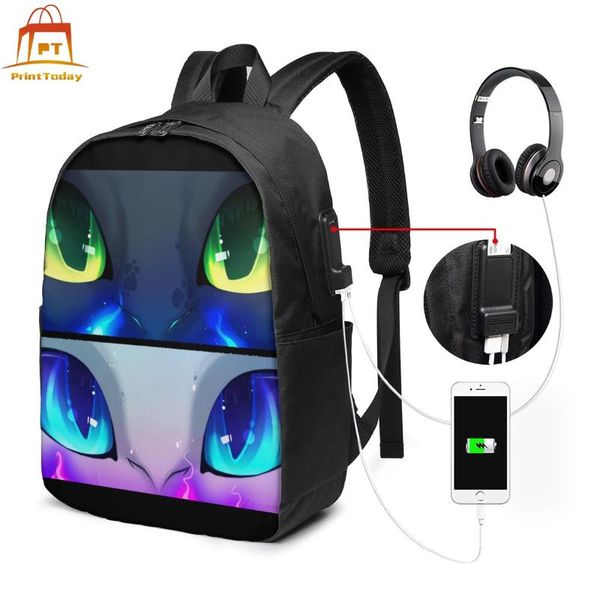 backpack nightfury backpacks school trendy bag men - women teenage pattern bags
backpack nightfury backpacks school trendy bag men - women teenage pattern bags