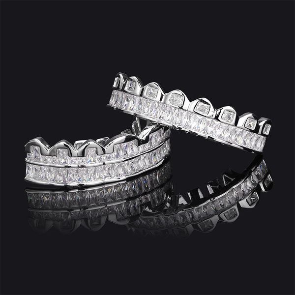other bling iced out baguette grillz set & bottom teeth square pave cz 8 for men women with extra molding bar, Slivery;golden
other bling iced out baguette grillz set & bottom teeth square pave cz 8 for men women with extra molding bar, Slivery;golden