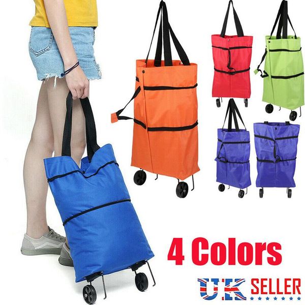 storage bags portable folding oxford shopping cart with wheels reusable handbag for women
storage bags portable folding oxford shopping cart with wheels reusable handbag for women