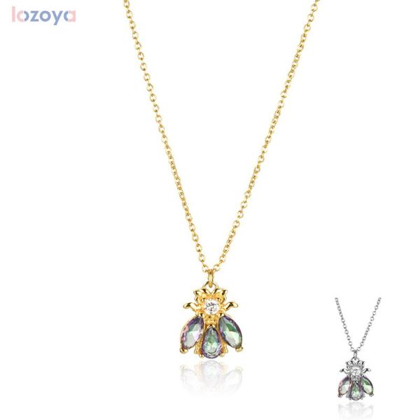 chains lozoya 925 sterling silver green gray 2021 rock punk women dark zircon bees pendant long chain necklace fashion jewelry
chains lozoya 925 sterling silver green gray 2021 rock punk women dark zircon bees pendant long chain necklace fashion jewelry