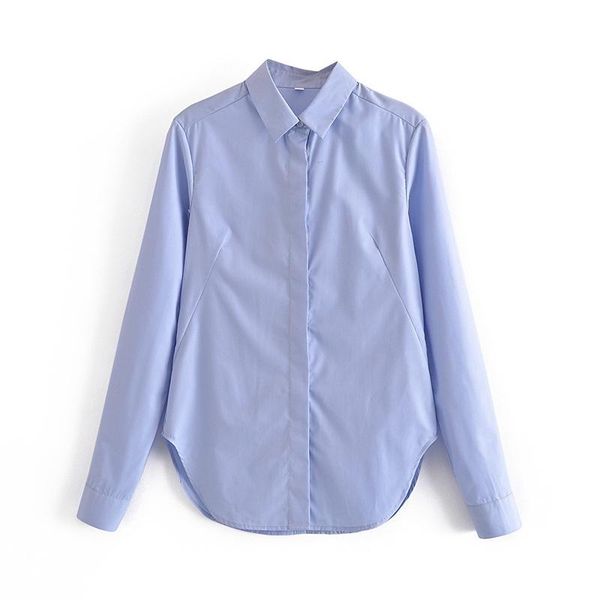 women's blouses & shirts 2021 summer blouse women light blue mujer single breasted femme dress office lady blusas y camisas, White
women's blouses & shirts 2021 summer blouse women light blue mujer single breasted femme dress office lady blusas y camisas, White