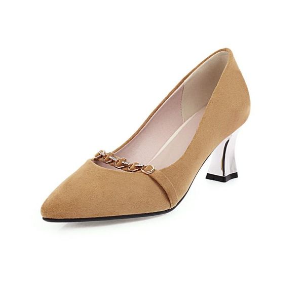 dress shoes oversized pointed fashion metal decorative single ladies high heels women woman pumps, Black
dress shoes oversized pointed fashion metal decorative single ladies high heels women woman pumps, Black