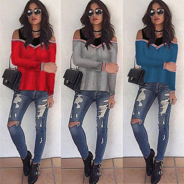 women's hoodies & sweatshirts female jumper sweatshirt 2021 off shoulder patchwork autumn winter crew neck pullover tracksuit lady, Black
women's hoodies & sweatshirts female jumper sweatshirt 2021 off shoulder patchwork autumn winter crew neck pullover tracksuit lady, Black
