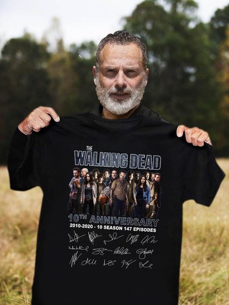 men's t-shirts the 10th anniversary 2010 2021 10 season 147 episodes signature shirt, White;black
men's t-shirts the 10th anniversary 2010 2021 10 season 147 episodes signature shirt, White;black