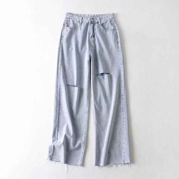 women's jeans fashion women cm043 led show paragraphs xia han edition thin tall waist legs hole water flash straight denim trousers, Blue
women's jeans fashion women cm043 led show paragraphs xia han edition thin tall waist legs hole water flash straight denim trousers, Blue