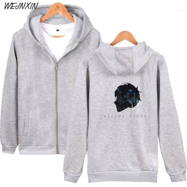 become human graphic hoodies zip front for men women fleece warm ladies sweatshirt plus size streetwear1, Black
become human graphic hoodies zip front for men women fleece warm ladies sweatshirt plus size streetwear1, Black
