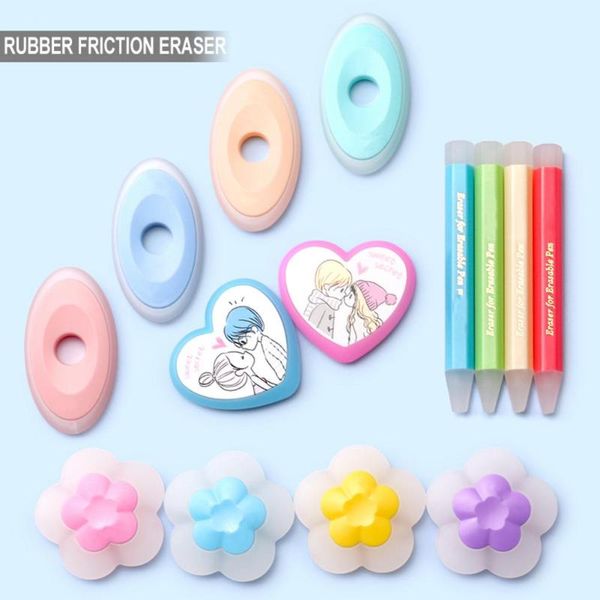 refills friction eraser for erasable pen easy to wipe rubber creative stationery, Black;red
refills friction eraser for erasable pen easy to wipe rubber creative stationery, Black;red