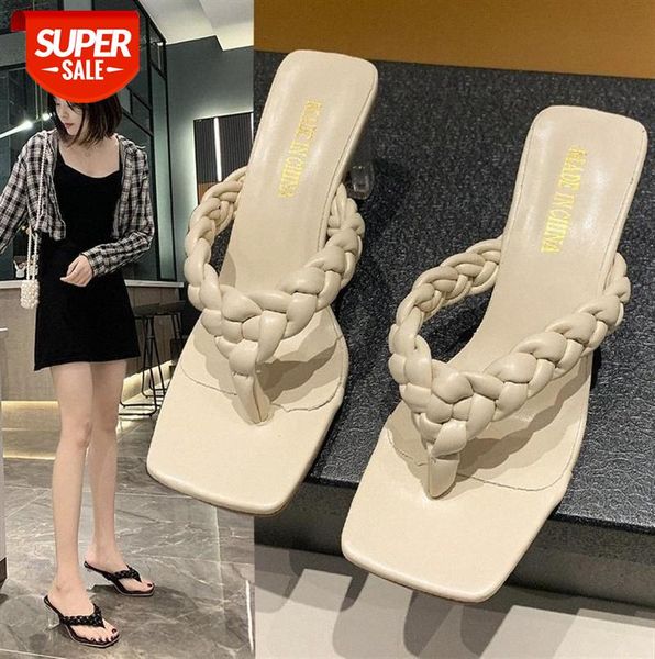 high-heeled sandals and slippers, women's type braided outer wear fashion 41-42slippers ladies #x97q, Black
high-heeled sandals and slippers, women's type braided outer wear fashion 41-42slippers ladies #x97q, Black
