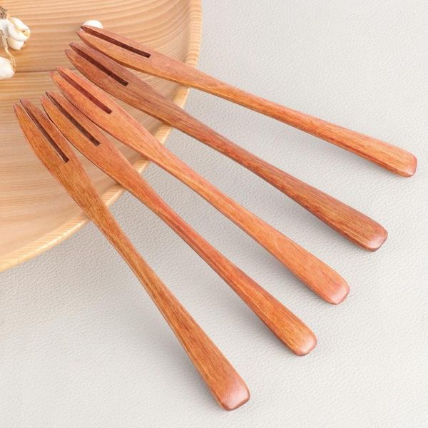 5pcs two tooth wooden forks eco-friendly fruit fork salad dessert picks for kids adult
5pcs two tooth wooden forks eco-friendly fruit fork salad dessert picks for kids adult