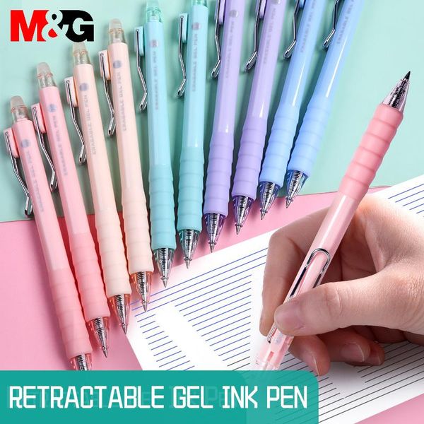 m&g 6/12 pcs/lot 0.5mm crystal blue/black ink erasable gel pen molandi school writing stationery pens
m&g 6/12 pcs/lot 0.5mm crystal blue/black ink erasable gel pen molandi school writing stationery pens