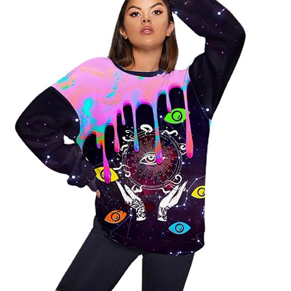 women's hoodies & sweatshirts goth hip hop streetwear sweatshirt pink eyes print graphic pullovers o-neck long sleeve plus size clothes, Black
women's hoodies & sweatshirts goth hip hop streetwear sweatshirt pink eyes print graphic pullovers o-neck long sleeve plus size clothes, Black