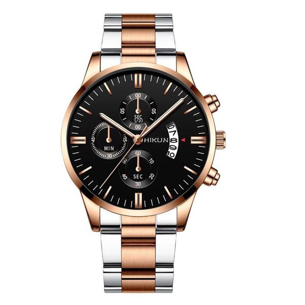 wristwatches fashion men stainless steel luxury watch with calendar watches professiona quartz casual clock relogio gift regarder, Slivery;brown
wristwatches fashion men stainless steel luxury watch with calendar watches professiona quartz casual clock relogio gift regarder, Slivery;brown