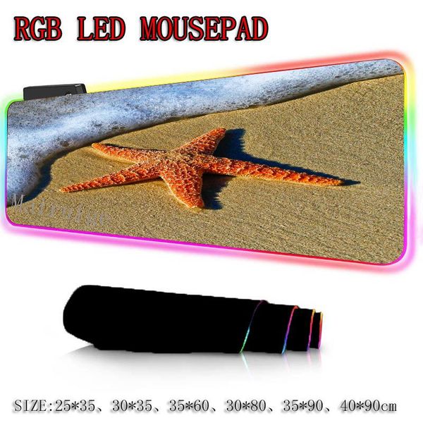 mouse pads & wrist rests mairuige seaside starfish large rgb pad black lock-edge custom office computer personality colorful table mat non-s
mouse pads & wrist rests mairuige seaside starfish large rgb pad black lock-edge custom office computer personality colorful table mat non-s