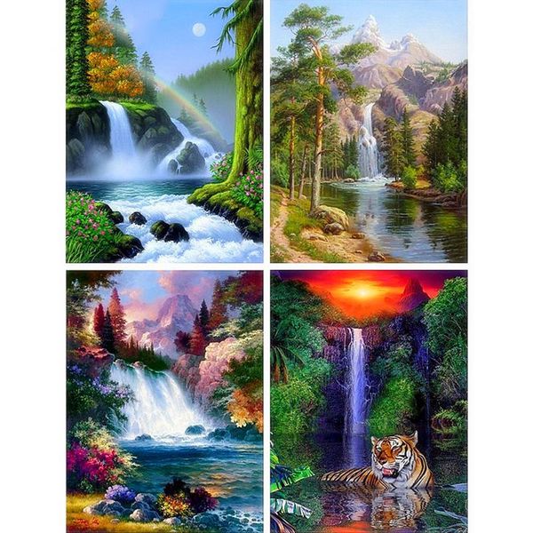 diamond painting mosaic scenery picture rhinestones cross stitch embroidery waterfall full square crystal home decoration
diamond painting mosaic scenery picture rhinestones cross stitch embroidery waterfall full square crystal home decoration