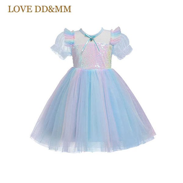 love dd&mm girls princess dresses summer casual sequins gradient yarn dress kids sweet baby costume children party fancy 3-8 y 210715, Red;yellow
love dd&mm girls princess dresses summer casual sequins gradient yarn dress kids sweet baby costume children party fancy 3-8 y 210715, Red;yellow