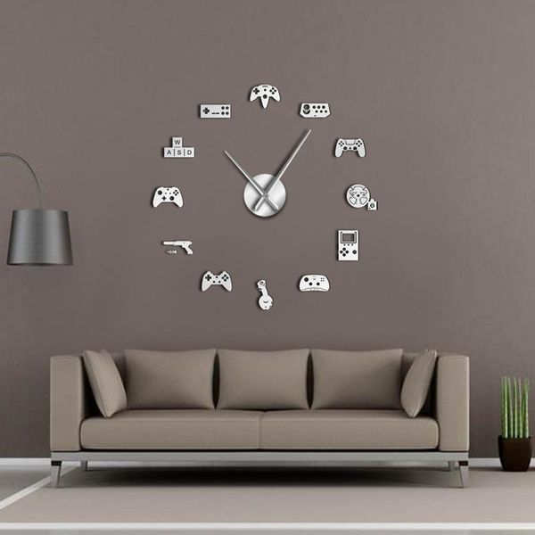 game controller video diy giant wall clock joysticks stickers gamer art gaming signs boy bedroom room decor clocks
game controller video diy giant wall clock joysticks stickers gamer art gaming signs boy bedroom room decor clocks