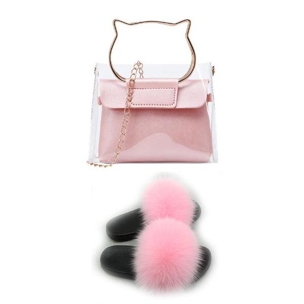 furry woman slippers and transparent purse sets extra fluffy slides for women with matching purses real fur shoes bags, Black
furry woman slippers and transparent purse sets extra fluffy slides for women with matching purses real fur shoes bags, Black