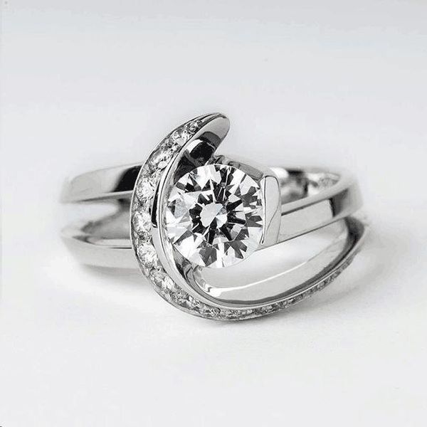cluster rings exquisite silver moon cocktail ring white zircon crystal sweet cute fine lover's gifts jewelry, Golden;silver
cluster rings exquisite silver moon cocktail ring white zircon crystal sweet cute fine lover's gifts jewelry, Golden;silver