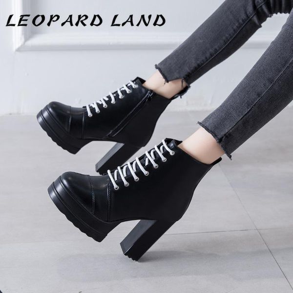 boots leopard land high-heeled shoes women's 10cm booties thin platform waterproof ankle -31, Black
boots leopard land high-heeled shoes women's 10cm booties thin platform waterproof ankle -31, Black