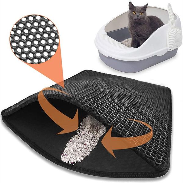 pet cat litter mat double layer waterproof eva product bed pads trapping box for cats house clean accessories beds & furniture
pet cat litter mat double layer waterproof eva product bed pads trapping box for cats house clean accessories beds & furniture
