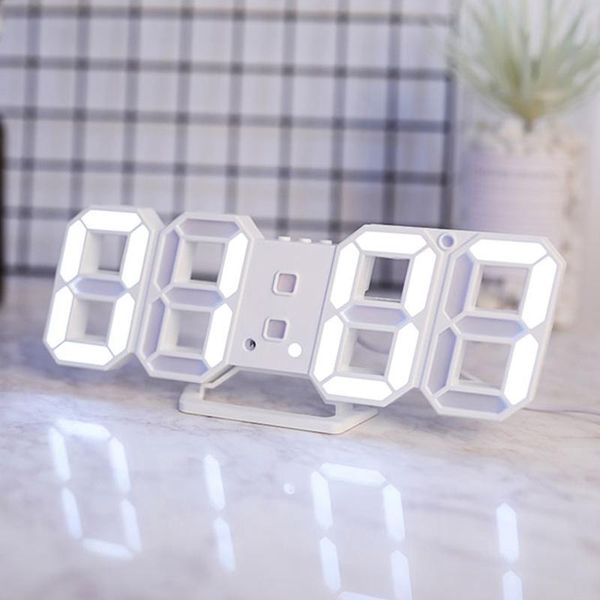 wall clocks 3d modern digital led table desk night clock alarm watch 24 or 12 hour display white
wall clocks 3d modern digital led table desk night clock alarm watch 24 or 12 hour display white