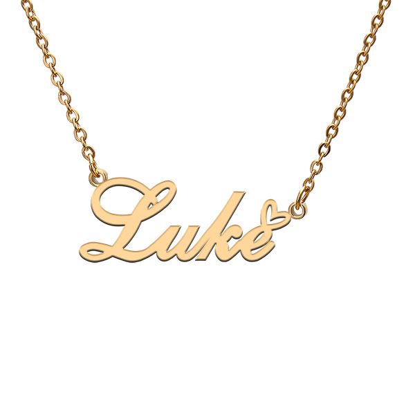 charms god with love heart personalized character necklace name luke for friend jewelry gift, Bronze;silver
charms god with love heart personalized character necklace name luke for friend jewelry gift, Bronze;silver