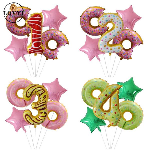 party decoration 5pcs 32'' donut number foil balloons candy rainbow helium balloon birthday decorations kids toy sweet ballon show
party decoration 5pcs 32'' donut number foil balloons candy rainbow helium balloon birthday decorations kids toy sweet ballon show