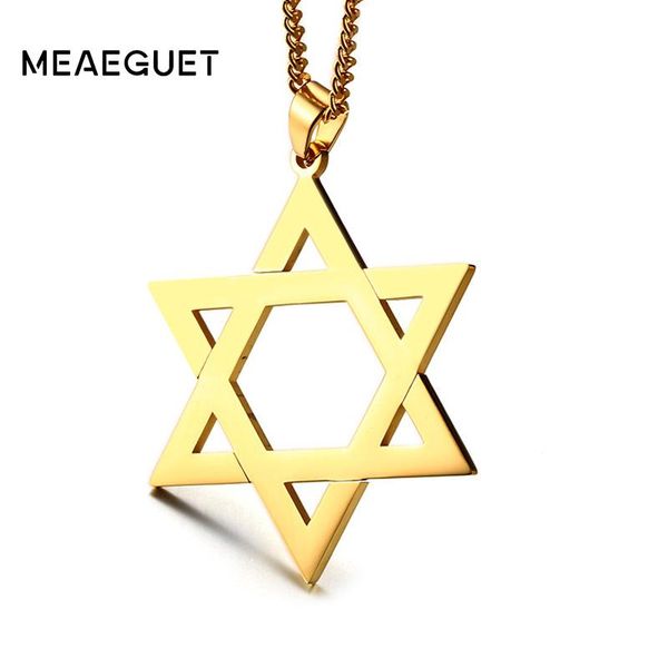 pendant necklaces trendy star of david men's necklace stainless steel black hanukkah choker hexagram shape gifts, Silver
pendant necklaces trendy star of david men's necklace stainless steel black hanukkah choker hexagram shape gifts, Silver
