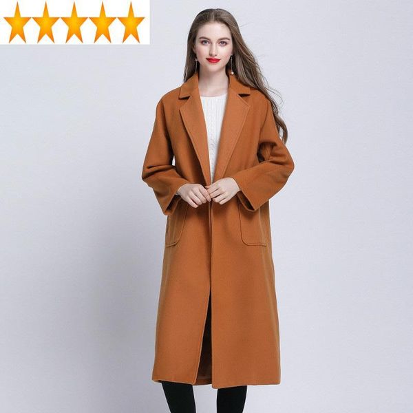 women's wool & blends plus long women size woolen jacket feminine coat clothing winter coats chaquetas invierno mujer kj335, Black
women's wool & blends plus long women size woolen jacket feminine coat clothing winter coats chaquetas invierno mujer kj335, Black