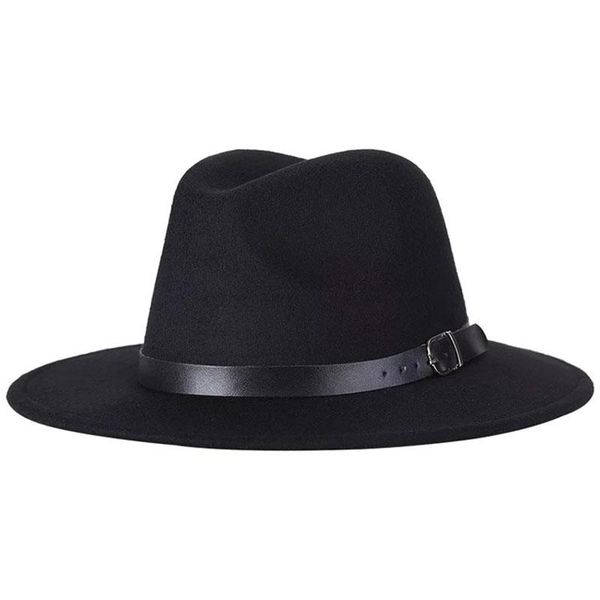 wide brim hats man women cap big fedora british style vintage woolen hat jazz fashion belt autumn winter, Blue;gray
wide brim hats man women cap big fedora british style vintage woolen hat jazz fashion belt autumn winter, Blue;gray