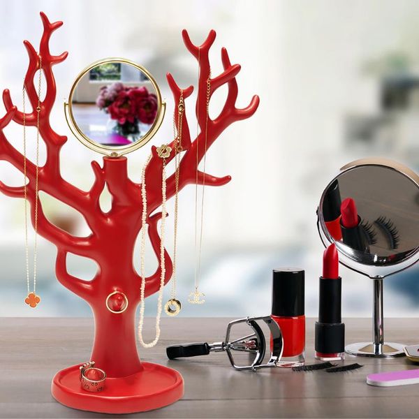 storage boxes & bins creative red coral jewelry rack practical earrings display holder stand necklace
storage boxes & bins creative red coral jewelry rack practical earrings display holder stand necklace