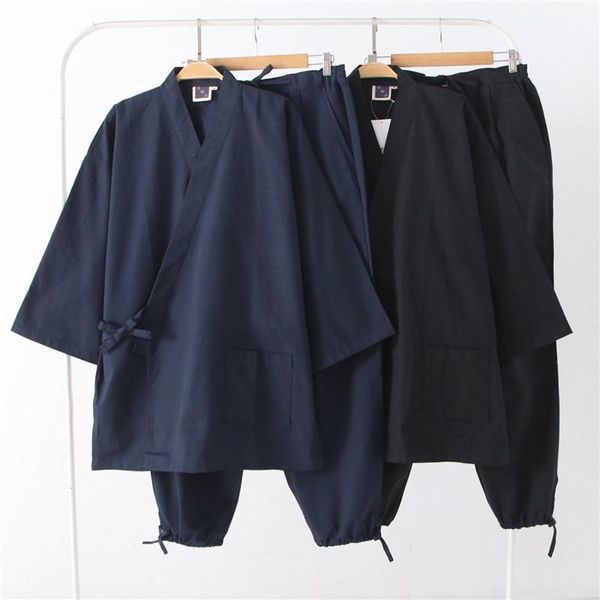 ethnic clothing kimono pajamas sets japanese autumn winter 100% cotton yukata samurai men long sleeve sleepwear home wear chef workwear, Red
ethnic clothing kimono pajamas sets japanese autumn winter 100% cotton yukata samurai men long sleeve sleepwear home wear chef workwear, Red