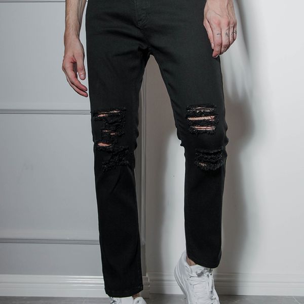 jean europe and the states united high knee hole jeans man street personality small thin feet cut raw edge rotten pa j8pr, Blue
jean europe and the states united high knee hole jeans man street personality small thin feet cut raw edge rotten pa j8pr, Blue
