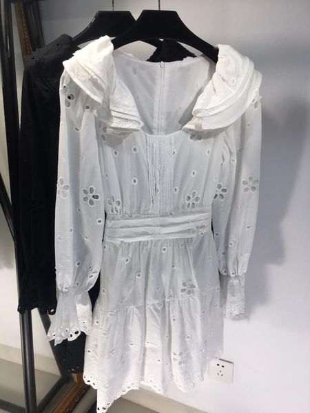 casual dresses 2021 women fashion long-sleeved lapel embroidered lace-up ruffled puffy dress 0729, Black;gray
casual dresses 2021 women fashion long-sleeved lapel embroidered lace-up ruffled puffy dress 0729, Black;gray