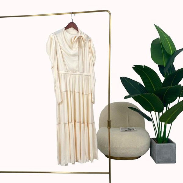 casual dresses spring england style designer fashion puff sleeve high waist womens elegant viscose, Black;gray
casual dresses spring england style designer fashion puff sleeve high waist womens elegant viscose, Black;gray