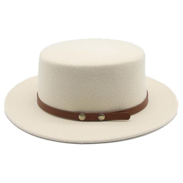 stingy brim hats wool women white flat wide hat ladies british vintage classic wedding luxury felt winter fedora, Blue;gray
stingy brim hats wool women white flat wide hat ladies british vintage classic wedding luxury felt winter fedora, Blue;gray