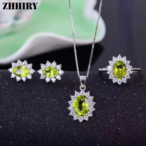 bracelet, earrings & necklace zhhiry women natural peridot gemstone genuine 925 sterling silver jewelry sets ring earring pendant chain fine, Black
bracelet, earrings & necklace zhhiry women natural peridot gemstone genuine 925 sterling silver jewelry sets ring earring pendant chain fine, Black
