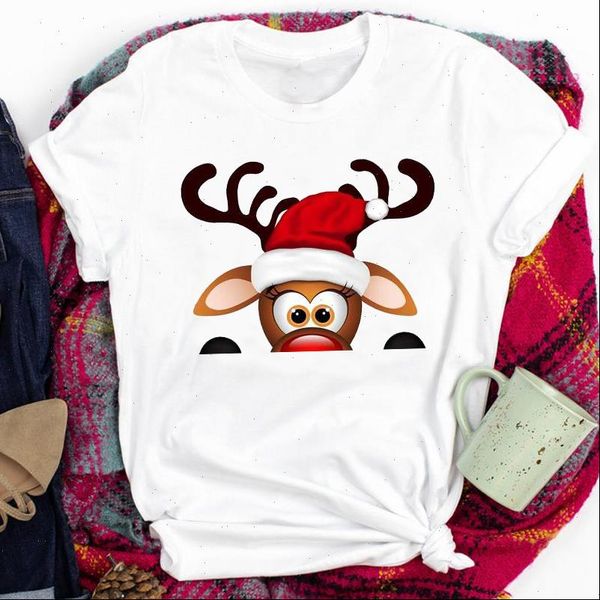 women t shirt deer 90s clothing year tees for lady merry christmas cartoon winter print tshirt clothes graphic female, White
women t shirt deer 90s clothing year tees for lady merry christmas cartoon winter print tshirt clothes graphic female, White