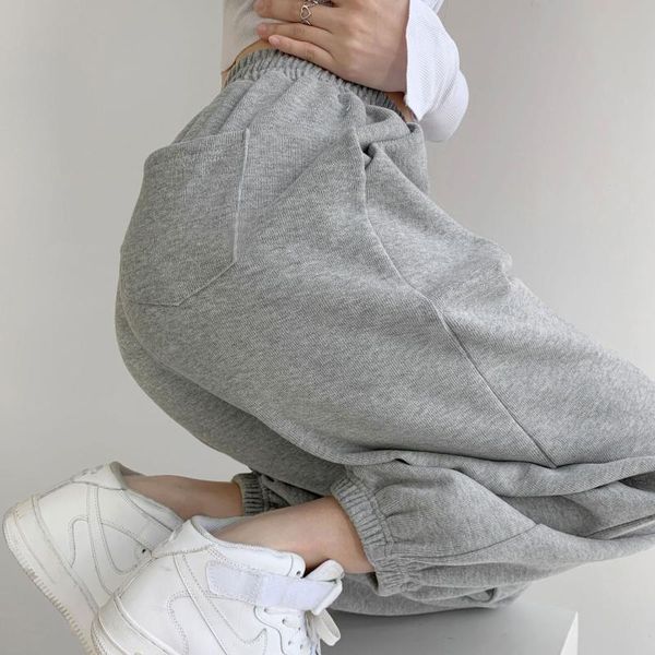 women's pants & capris sweatpants women baggy gray sports joggers wide leg oversized streetwear high waist trousers, Black;white
women's pants & capris sweatpants women baggy gray sports joggers wide leg oversized streetwear high waist trousers, Black;white