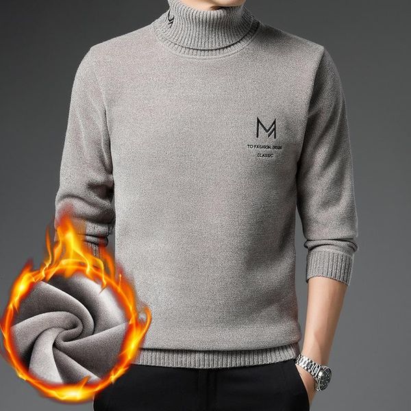 men's sweaters 2021 winter turtleneck sweater men letter embroidery pullovers korean version casual loose knitted pull homme, White;black
men's sweaters 2021 winter turtleneck sweater men letter embroidery pullovers korean version casual loose knitted pull homme, White;black