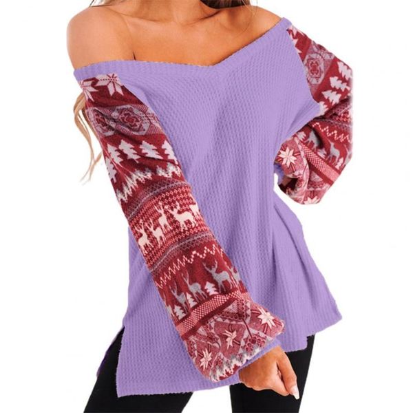 women's sweaters christmas sweater print lantern sleeve knitted v neck side split pullover lady for daily wear, White;black
women's sweaters christmas sweater print lantern sleeve knitted v neck side split pullover lady for daily wear, White;black