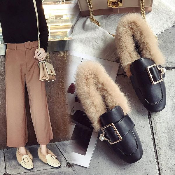 boots ms. 2021 furry women's shoes square head thick with casual fashion wild warm comfortable lazy, Black
boots ms. 2021 furry women's shoes square head thick with casual fashion wild warm comfortable lazy, Black