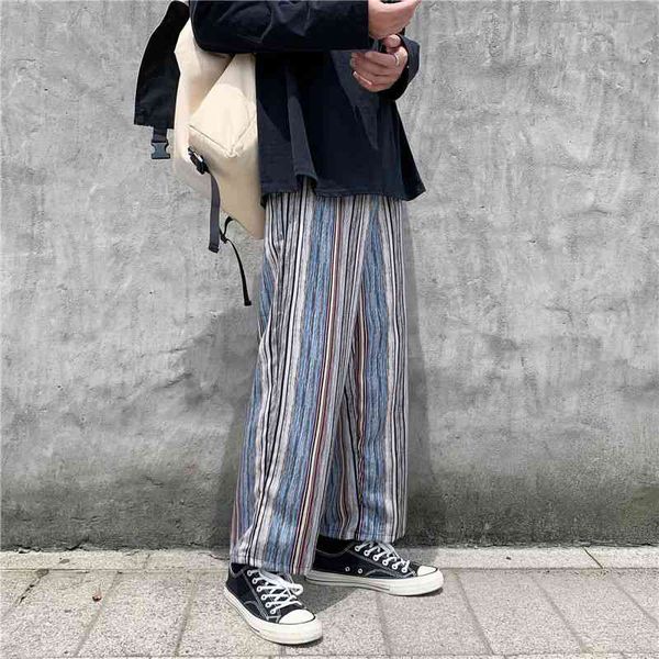 men's pants autumn color striped casual fashion retro straight men streetwear wild hip-hop loose trousers mens m-2xl 7wnu, Black
men's pants autumn color striped casual fashion retro straight men streetwear wild hip-hop loose trousers mens m-2xl 7wnu, Black