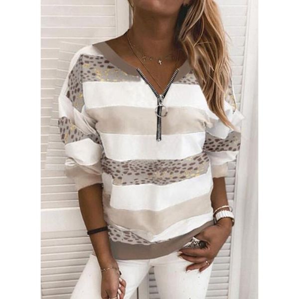 women's t-shirt woman zipper tshirts christmas print fashion casual o-neck long sleeve elegant pullover streetwear female plus size, White
women's t-shirt woman zipper tshirts christmas print fashion casual o-neck long sleeve elegant pullover streetwear female plus size, White
